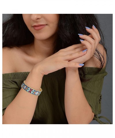 0,6" Iris Women Cuff Bracelet Open Adjustable Size Bangles, Fashion Wrist jewellery Gift For Women, Lady, Teen Girls No:13 $1...