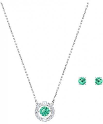 5516965 Green Toned Crystal Sparkling Dance Set $51.48 Jewelry Sets