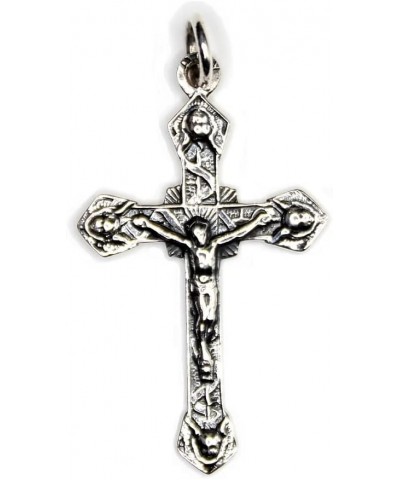 COSUMOSU Jesus Crucifix Cross 925 Sterling Silver Pendant for Men Women Crucifix B $25.92 Pendants