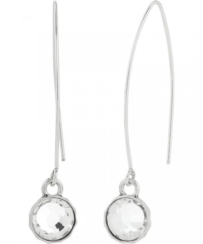 'Fresh' Sterling Silver Crystal Drop Earrings $17.60 Earrings