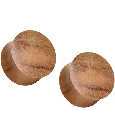Organic Teak Wood Saddle Plugs, Sold as a Pair 19mm (3/4") $10.72 Body Jewelry